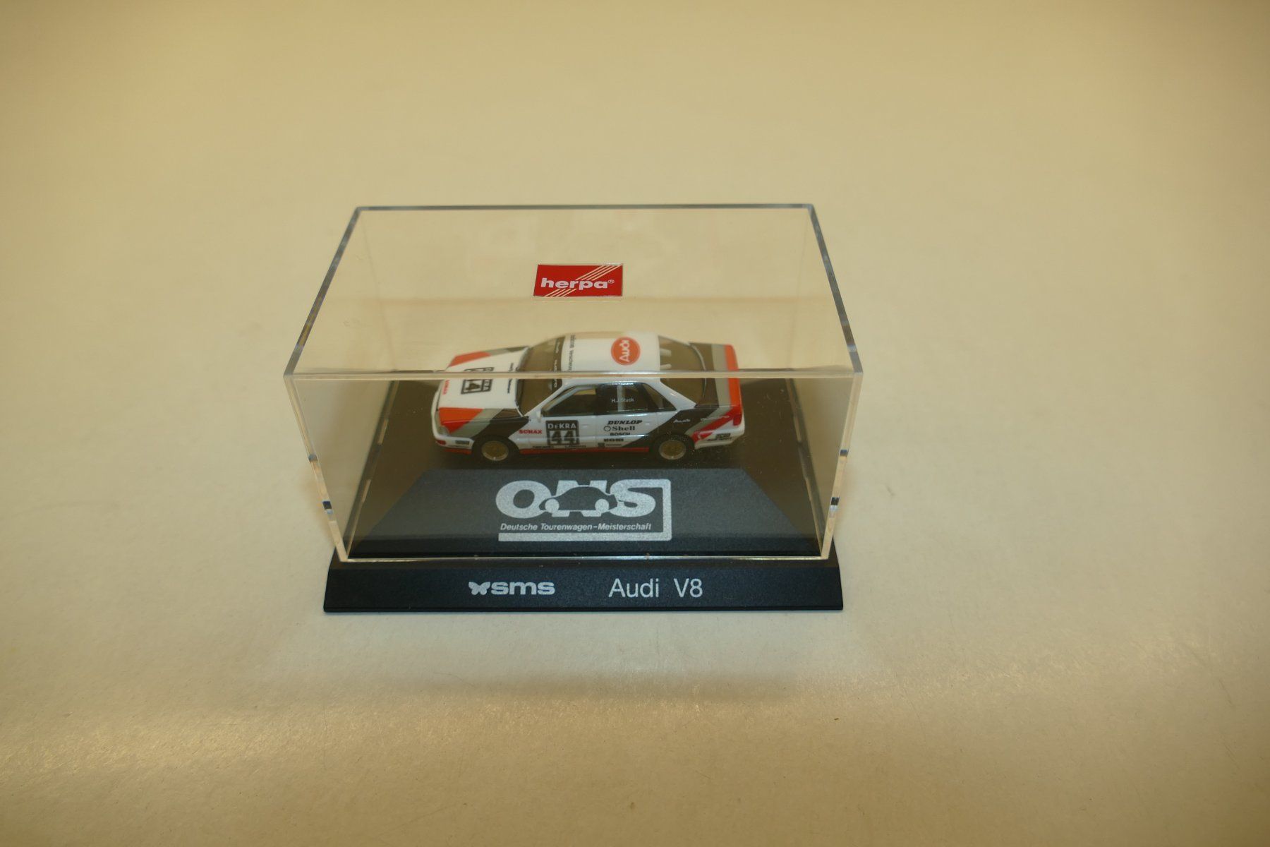 Herpa Modellini d'auto: Herpa 1:87: Audi V8 SMS #44 – Nuovo (secondo la descrizione) da Niederhasli venduto da Flash32