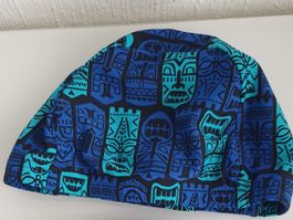 Bonnet de bain enfants, motifs  bleus