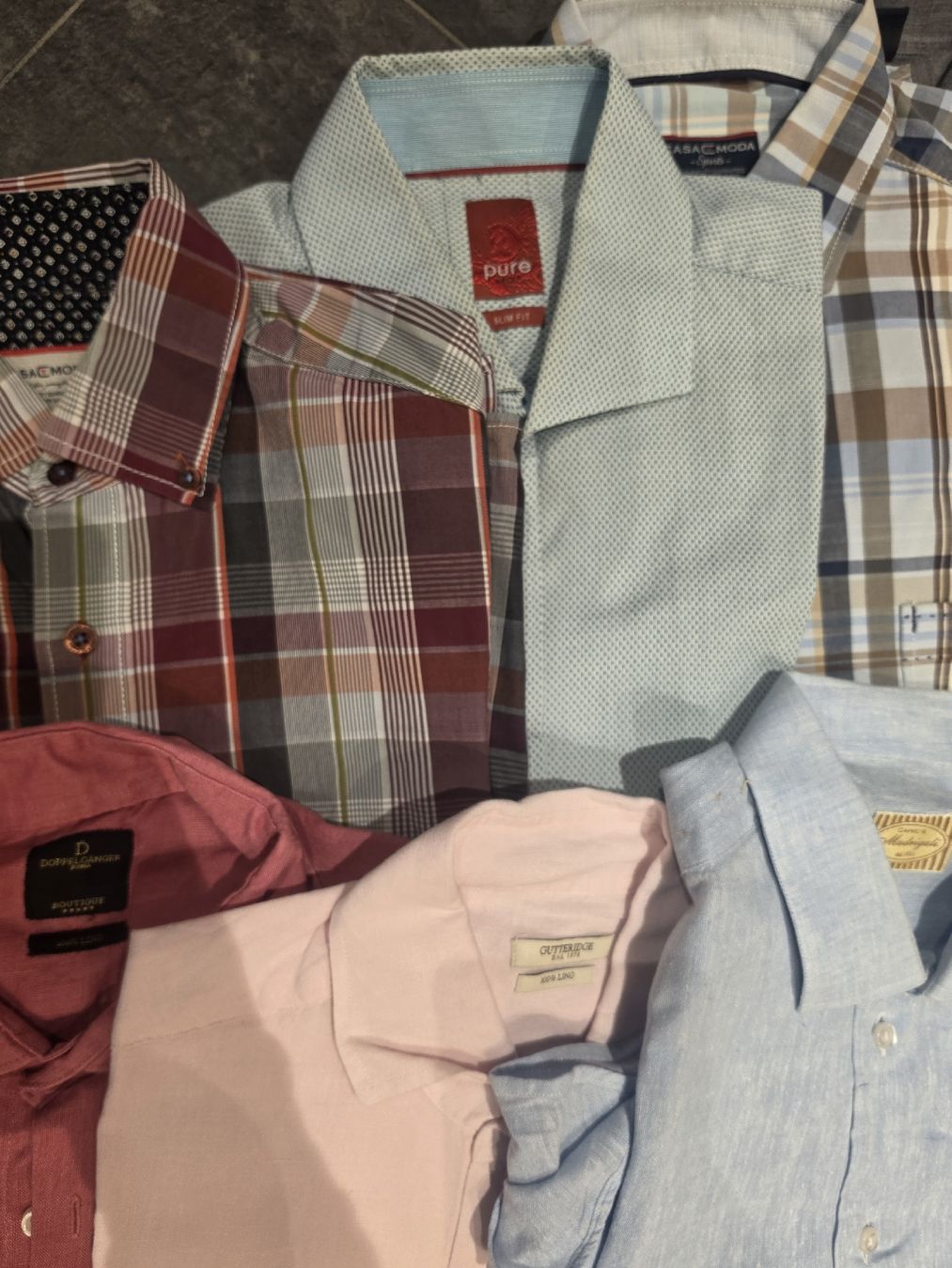 Lotti di vestiti: Kleiderpaket Hemden Leinen Herren  – Usato da Zürich venduto da ZH-Vintage 2