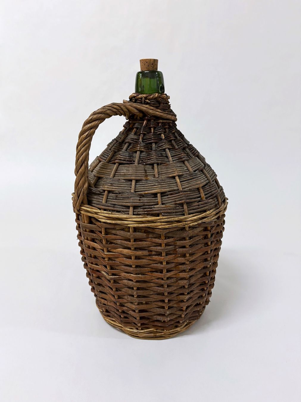 Bottiglie: Mostflasche mit Korbgeflecht 8 Liter – Usato da Neuenkirch venduto da Gluecks.Kauf 1