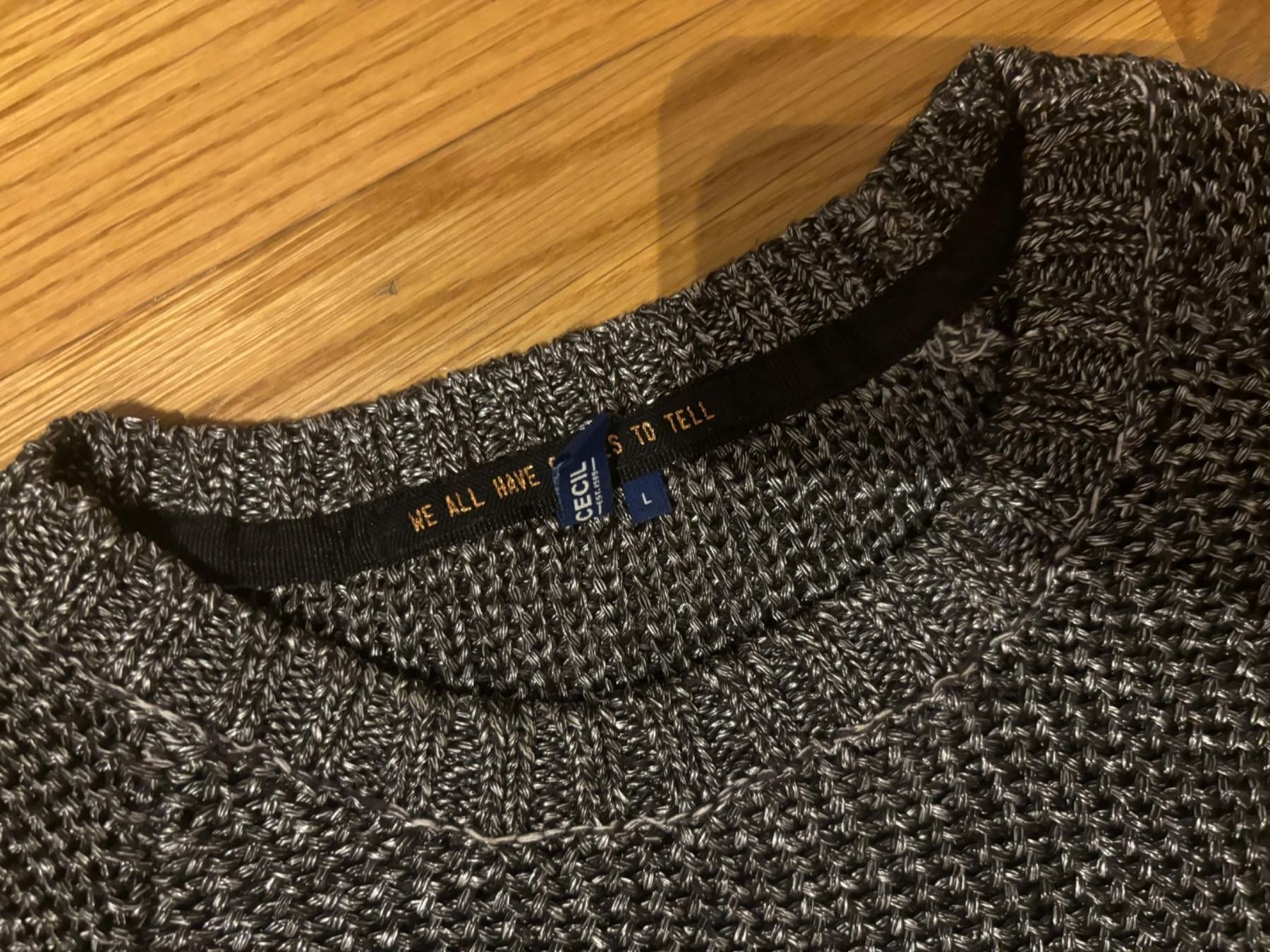 Cecil Maglioni & Felpe: CECIL Strickpullover  Gr.L GRAU/SILBER----(7) – Usato da Wallisellen venduto da ASZT 4