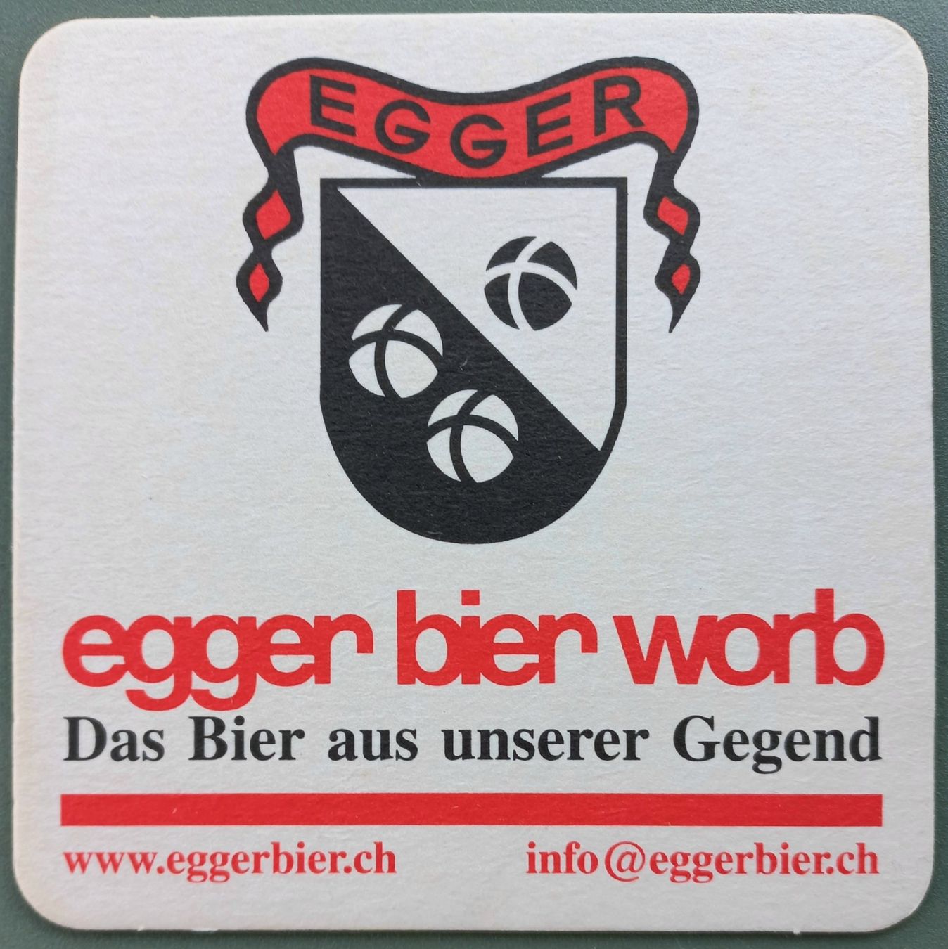 Untersetzer: Bierdeckel - Egger - CH – Gebraucht aus Niederuzwil von lubimaja 1