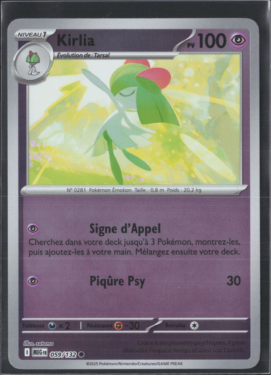 Pokémon Carte collezionabili: POKÉMON / Kirlia / Mega Evolution / Reverse 🇫🇷  – Usato da Herzogenbuchsee venduto da TCG-High-Quality