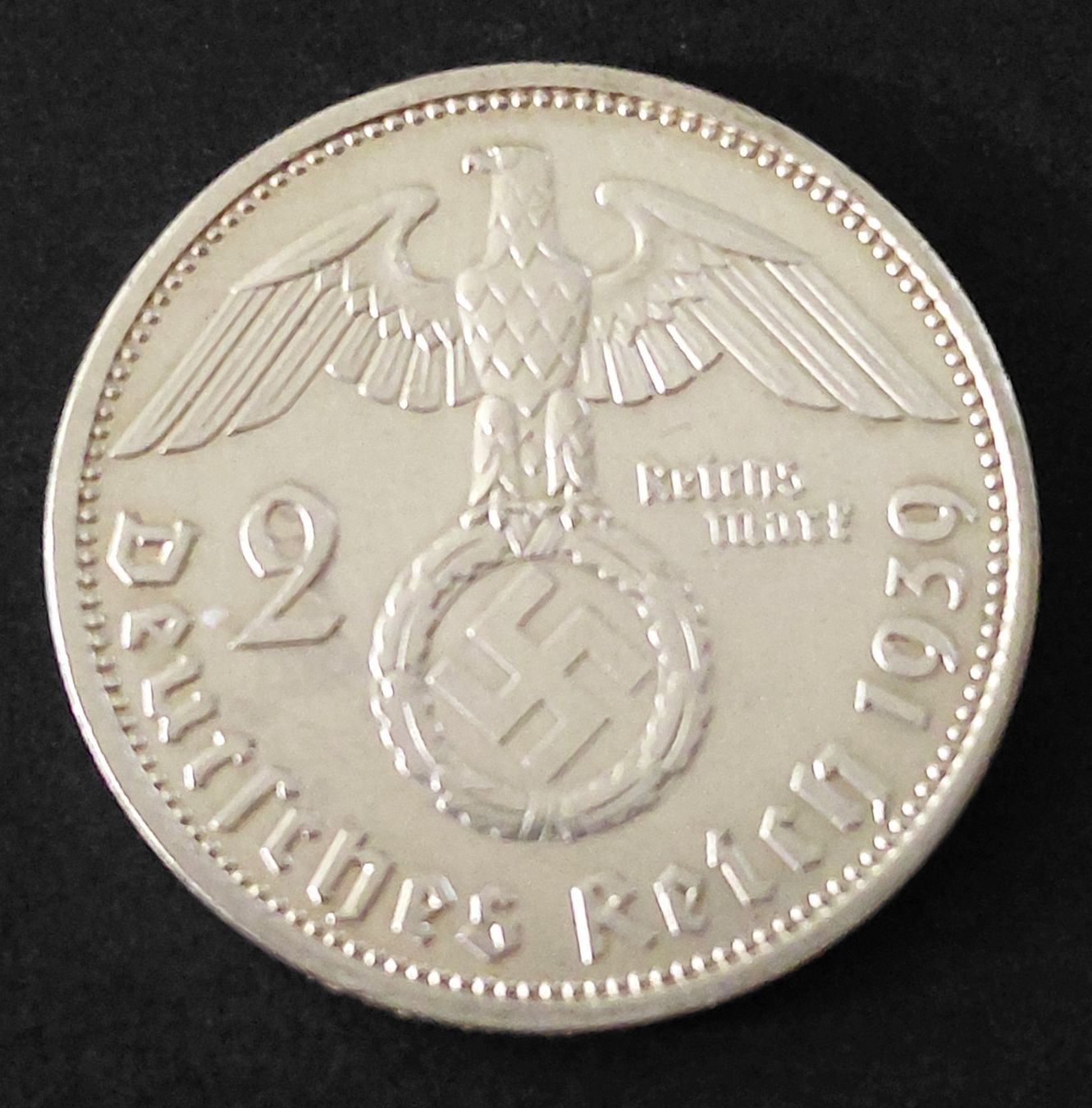 Alle Münzen: Deutsches Reich - 2 Reichsmark 1939 A – Gebraucht aus Ebikon von smartbox