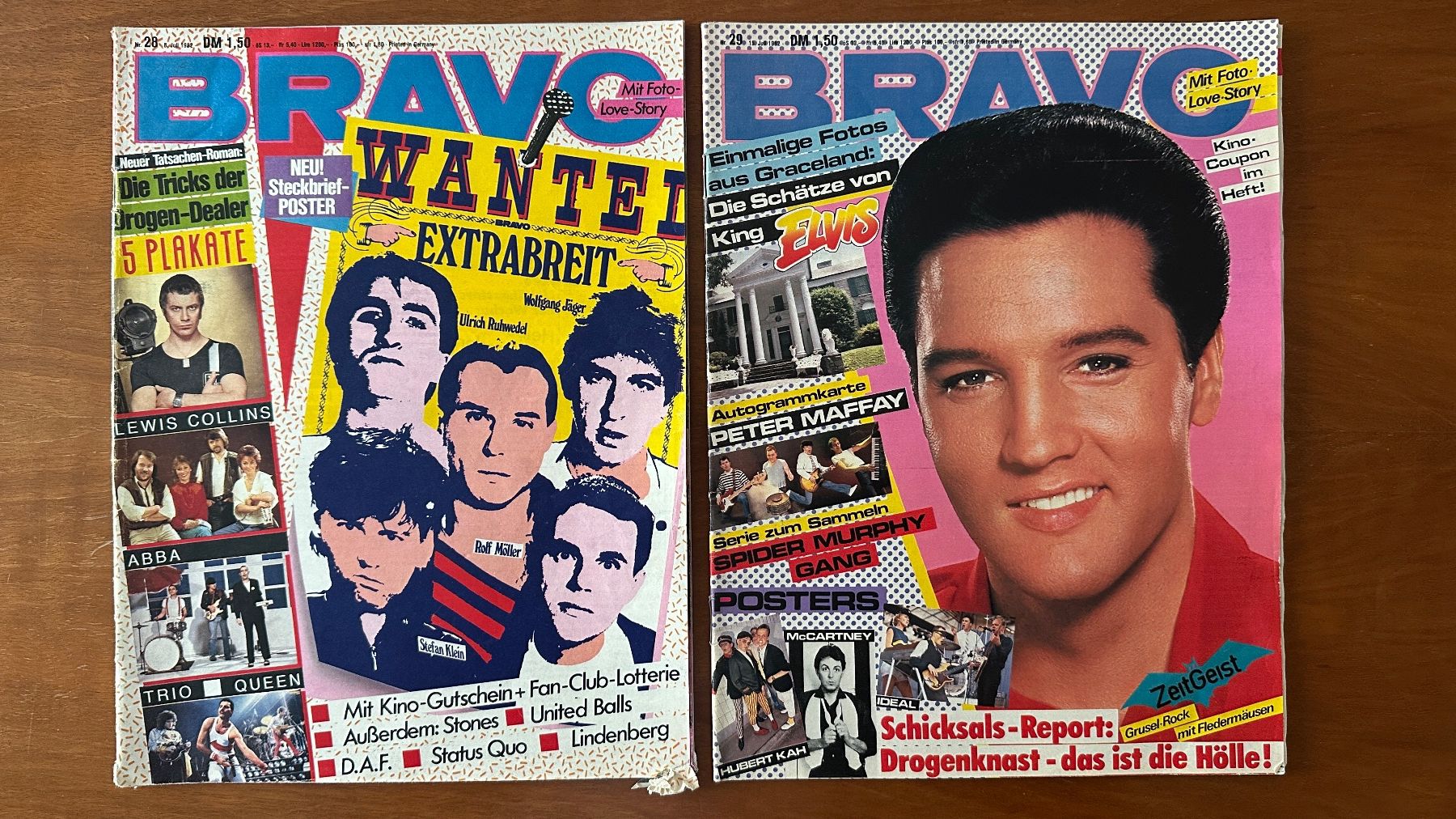 Zeitschriften & Magazine: BRAVO 1982 / Joan Jett, Extrabreit, Elvis – Defekt aus Zürich von die_5djt