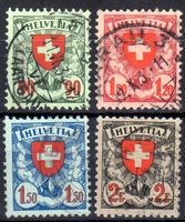 1924-40 WAPPENMUSTER GERIFFELTES PAPIER GESTEMPELT - EM472