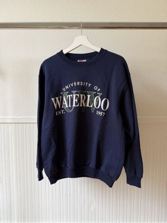 University of Waterloo Sweatshirt dunkelblau Grösse S