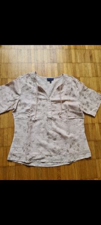 Bluse Grösse 40 Leinen/Baumwolle