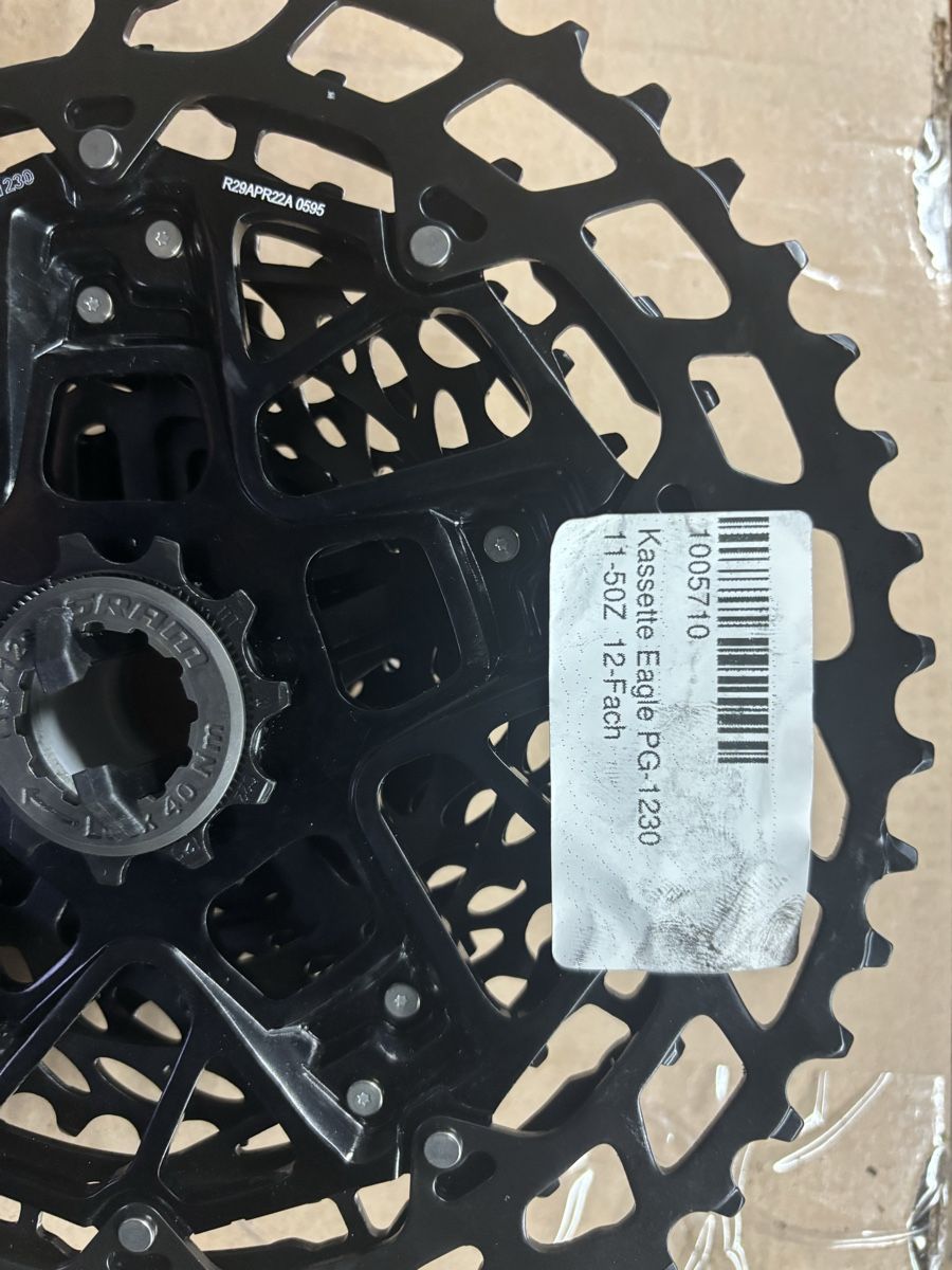 Sram Pezzi di ricambio: Sram MTB Kassette Eagle PG-1230 12 Fach – Nuovo e nell'imballaggio originale da Pfungen venduto da Reba11