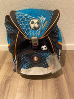 Schulrucksack für SchulanfängerInnen Fussball blau