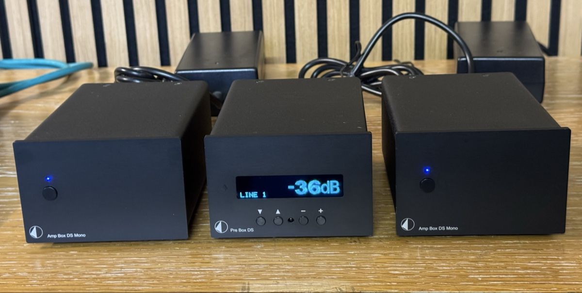 Pro-ject Amplificateurs: Pro-Ject Pre Box DS / Amp Box DS Mono – D'occasion à Ebertswil par audivero
