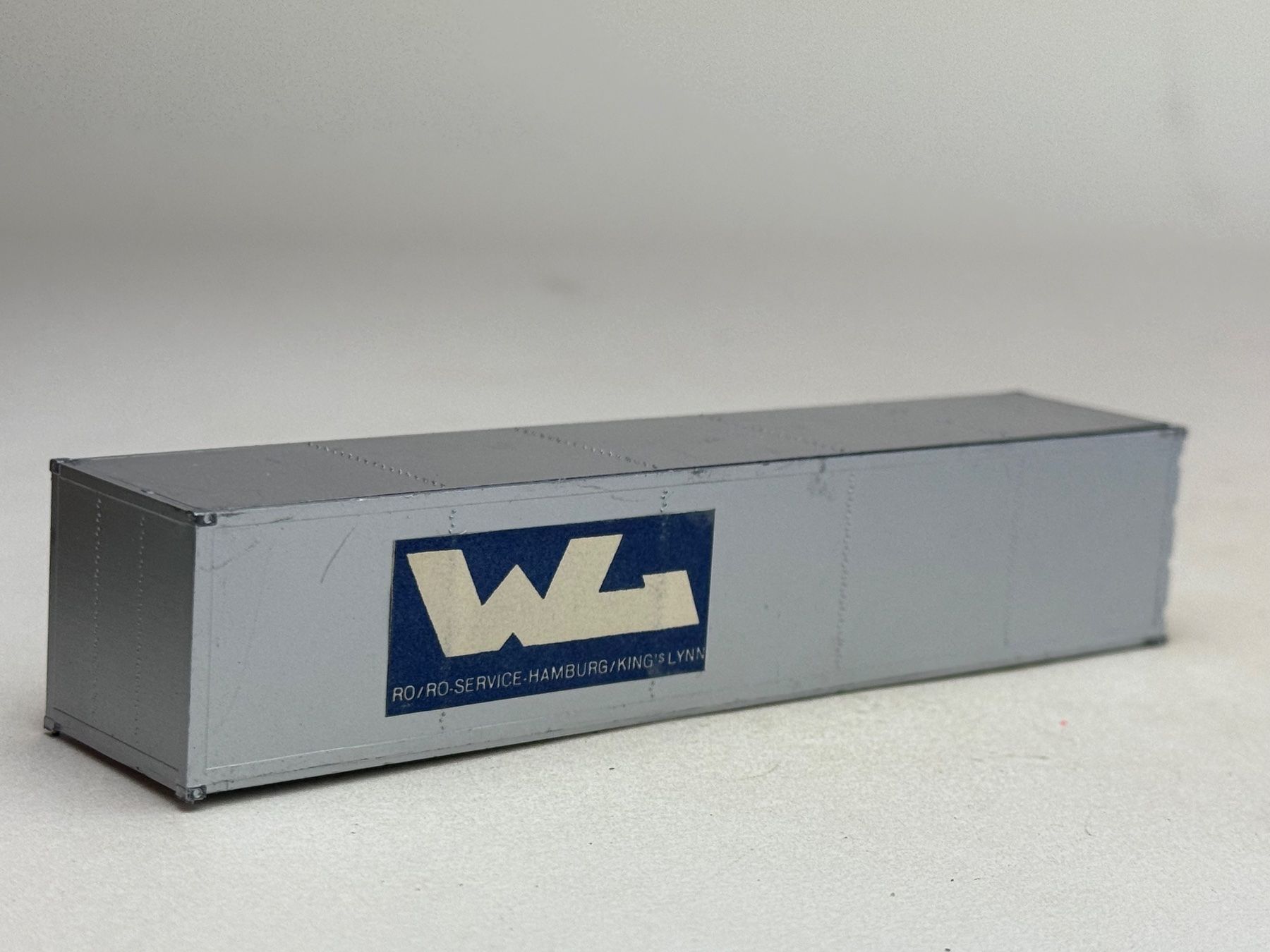 Modelleisenbahnen: EB- 40 Ft. Container WL silbern – Gebraucht aus Elm von Wikmtz