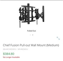 Chief Fusion Pull-out Wandhalterung Medium gebraucht