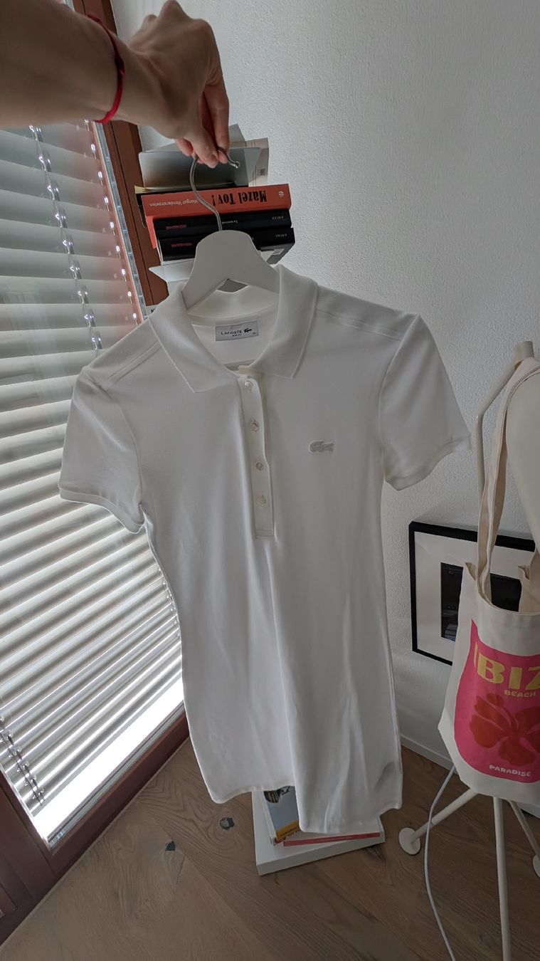 Lacoste Vestiti: Lacoste Kleid in weiss Grösse 34 – Nuovo (secondo la descrizione) da Biberstein venduto da ameliecimador 3