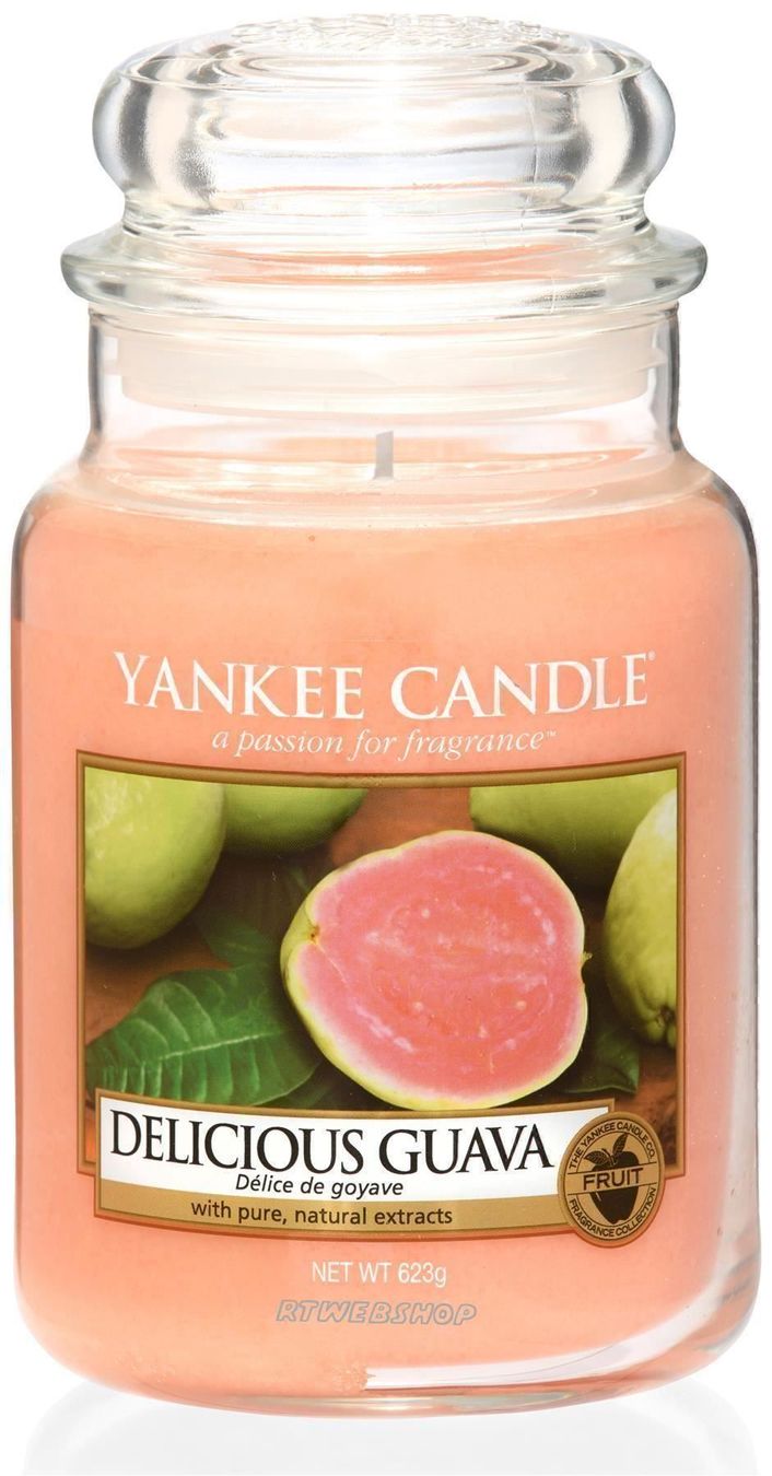 Yankee Candle Candele: Yankee Candle Delicious Guava large Jar – Nuovo e nell'imballaggio originale da Langwiesen venduto da rtWebshop