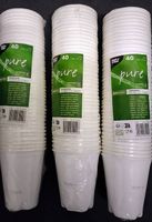 PAPSTAR pure Einweg-Trinkbecher 200ml 3x40 Stück
