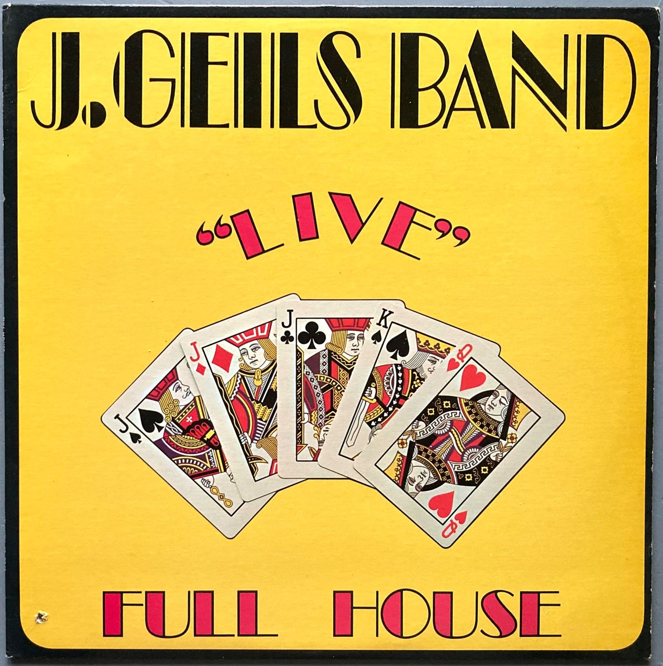 Dischi in vinile: THE J. GEILS BAND - "LIVE" FULL HOUSE – Usato da Poliez-Pittet venduto da Newtown-Records