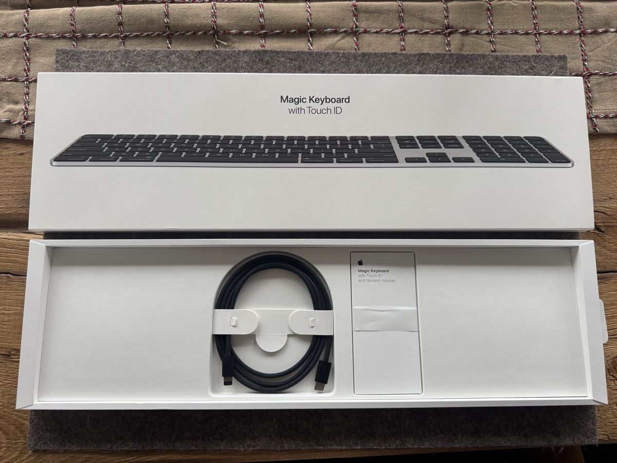 Apple Tastaturen: Apple Magic Keyboard with Touch ID - Extra large – Neu und originalverpackt aus St. Gallen von Asmolon 4
