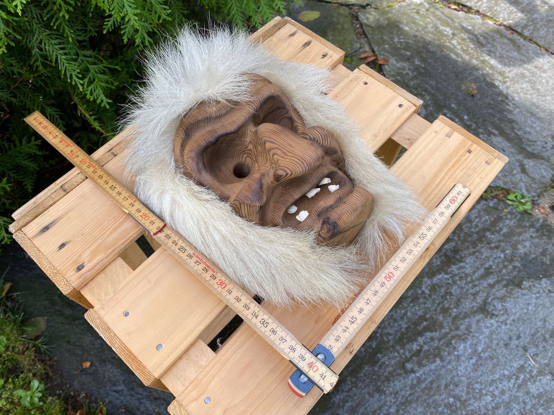 Autres antiquités ou arts: Authentique masque du Lötschental – D'occasion à Val-d'Illiez par bubulgum21 5