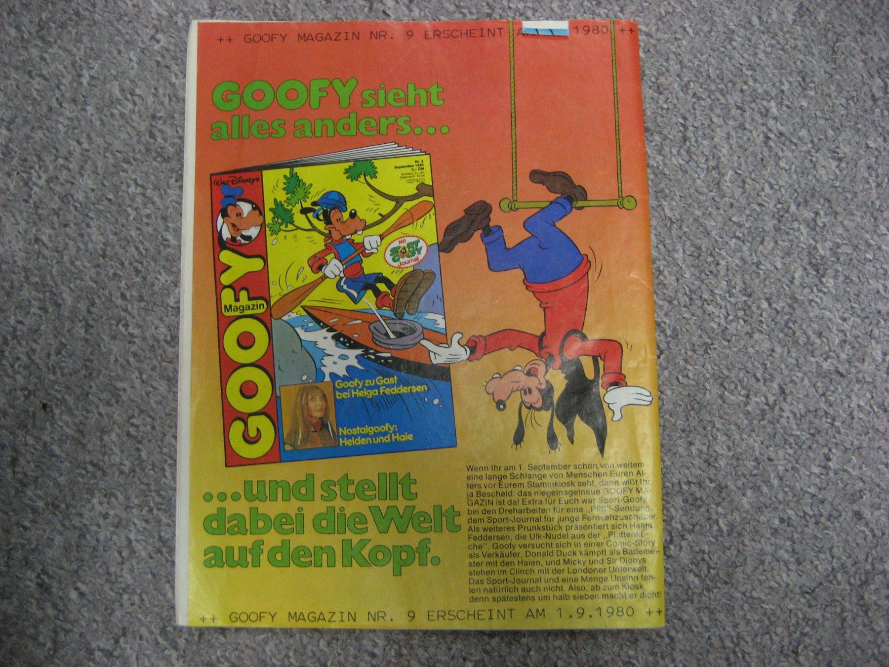 Fumetti: Goofy Magazin 8/1980 – Usato da Bottighofen venduto da Spiderman61 1