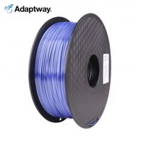 3 Rollen PLA Silk Filament, 1.75 mm, je 1 kg, fog blue