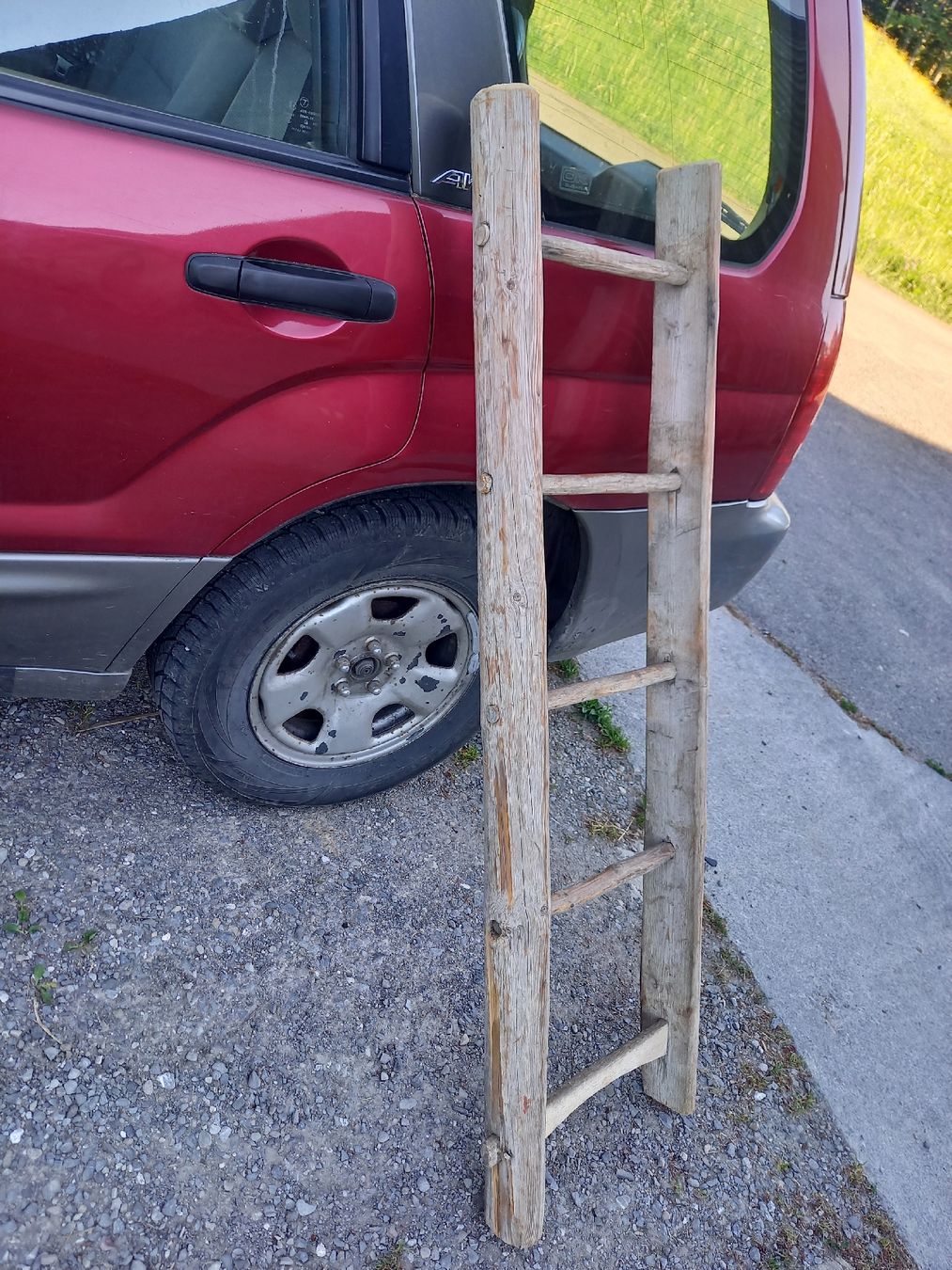 Scale: Antike starke Holzleiter gebraucht – Usato da Galgenen venduto da Allerlei8854 6