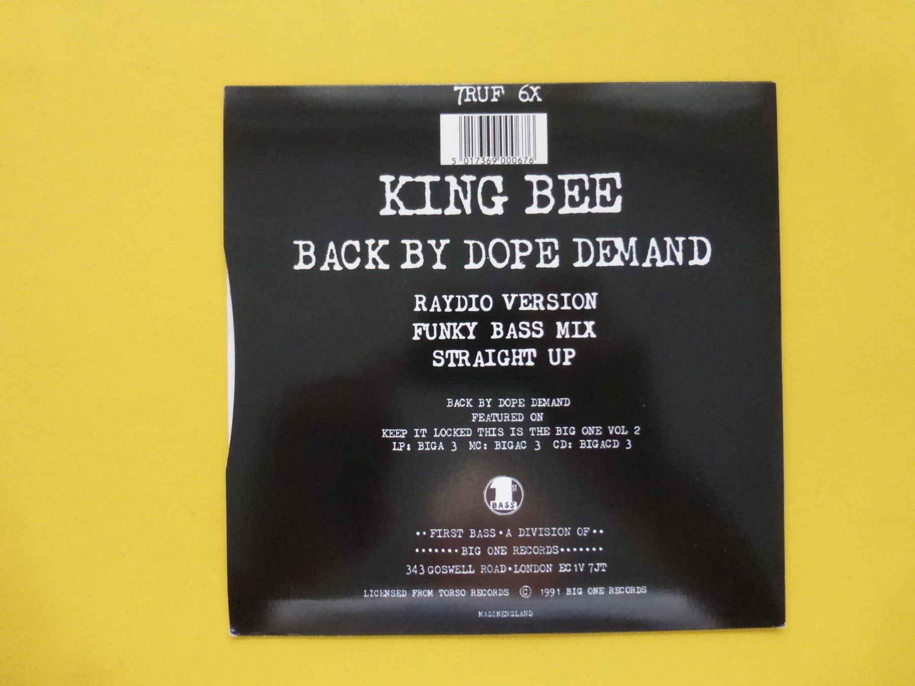Dischi in vinile: King Bee – Back By Dope Demand – Usato da Zürich venduto da Swiss57 1