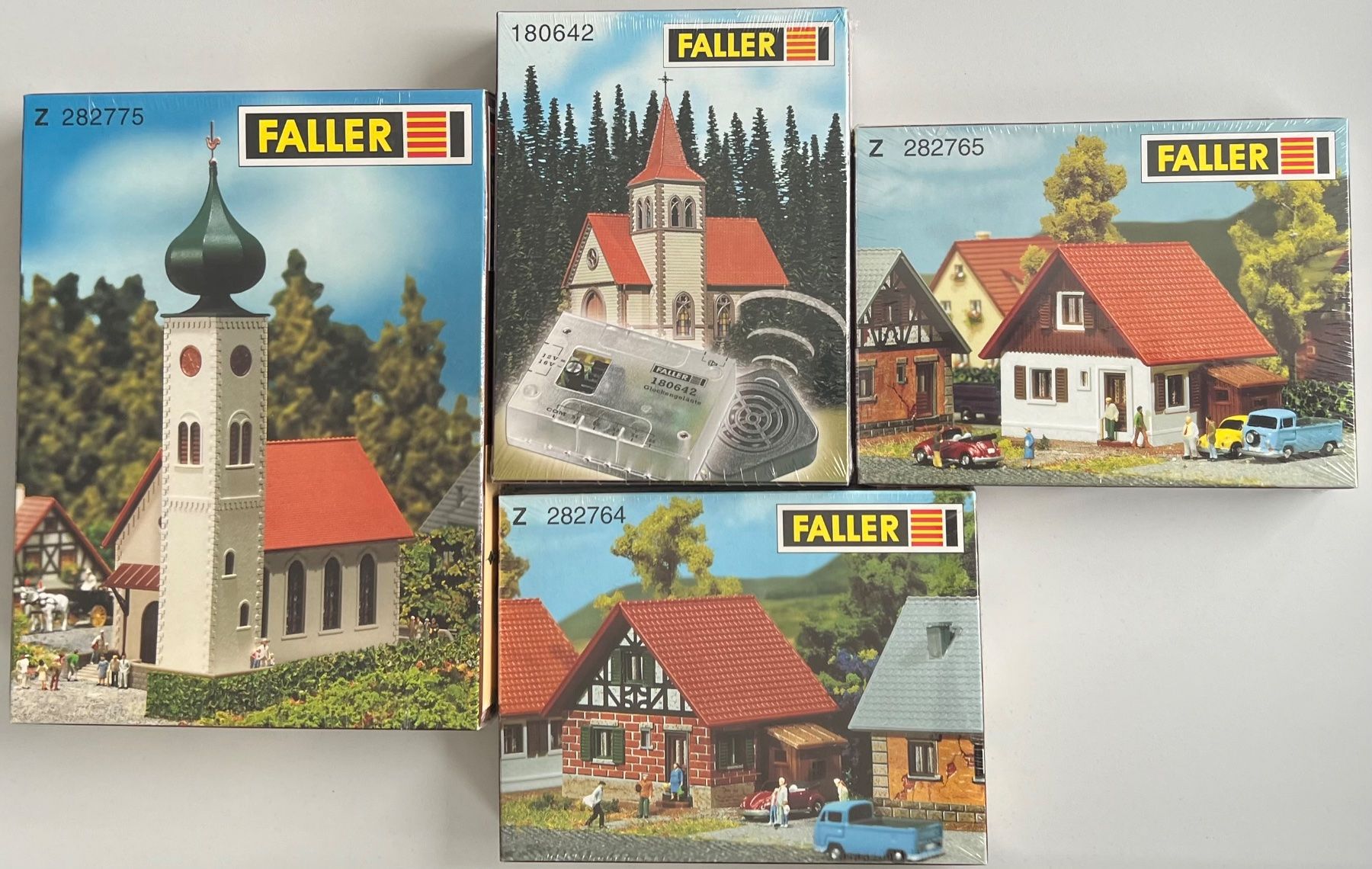 Faller Kit di modellismo & Modellini statici: 4 stk. Bausätze Faller Spur Z – Nuovo e nell'imballaggio originale da Laufen venduto da ric_9vmm
