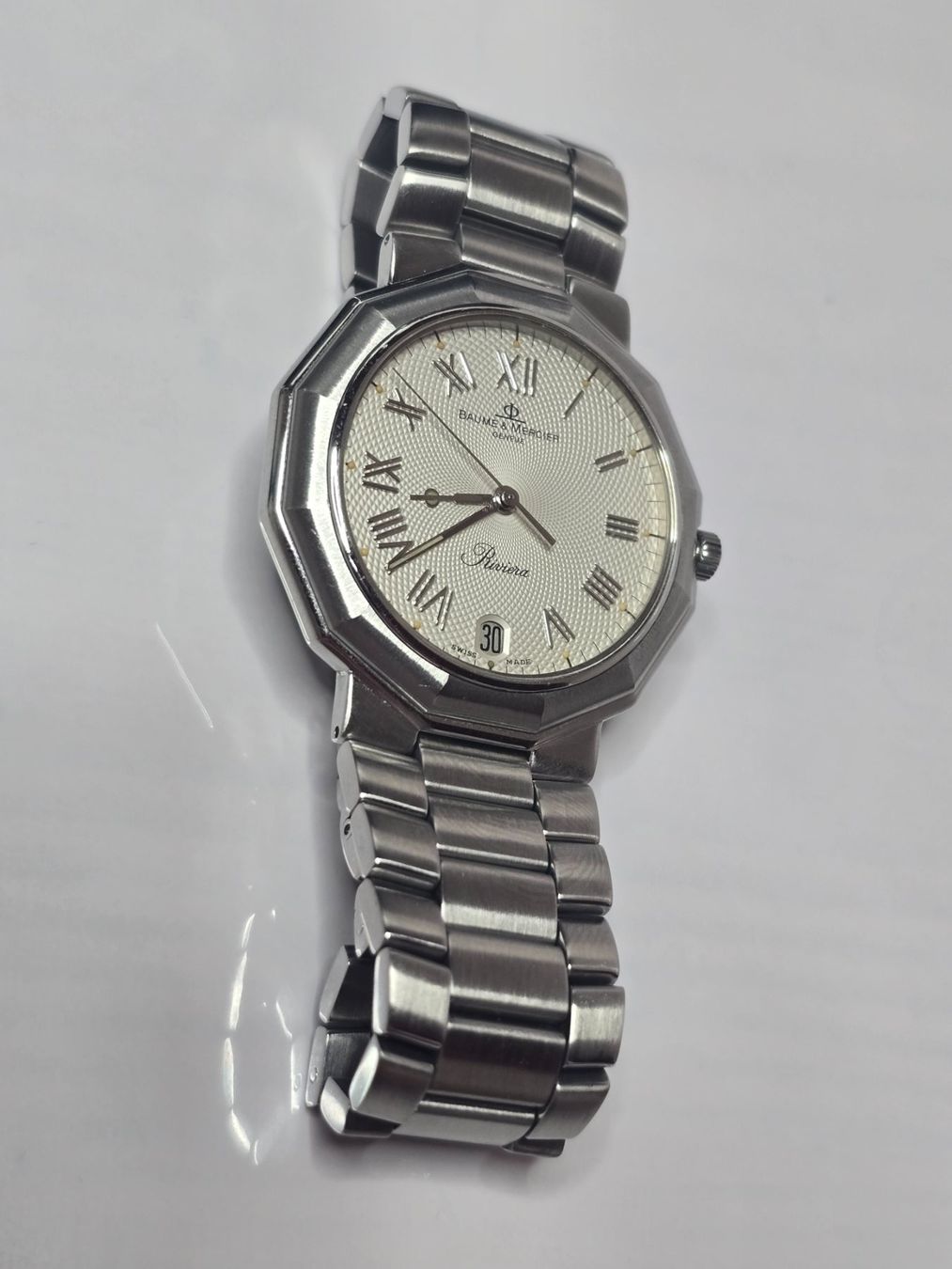 Baume & Mercier Orologi: Baume & Mercier Riviera, Top Zustand – Usato da Gampel venduto da Seilerwatches 1