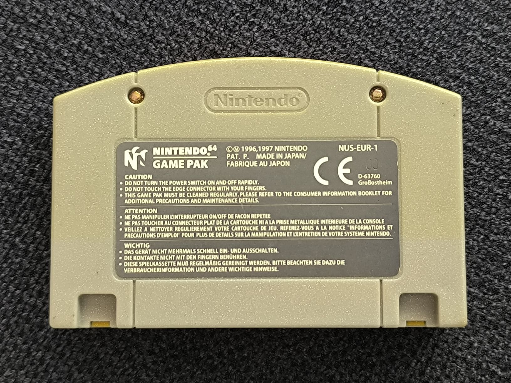 Nintendo Console: Nintendo N64 Bundle with 3 Games and Controller – Usato da Zürich venduto da max_h 6