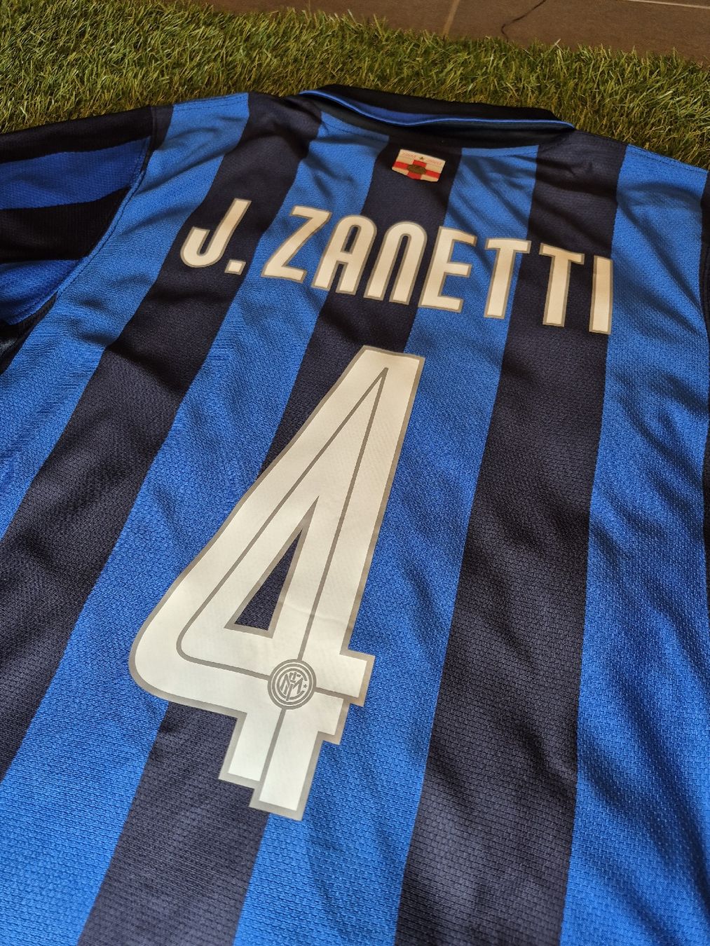 Nike Leibchen & Hosen: Inter 07/08 Centenario Trikot Heim #4 Zanetti Original - M – Gebraucht aus Birr von Hombrero 1