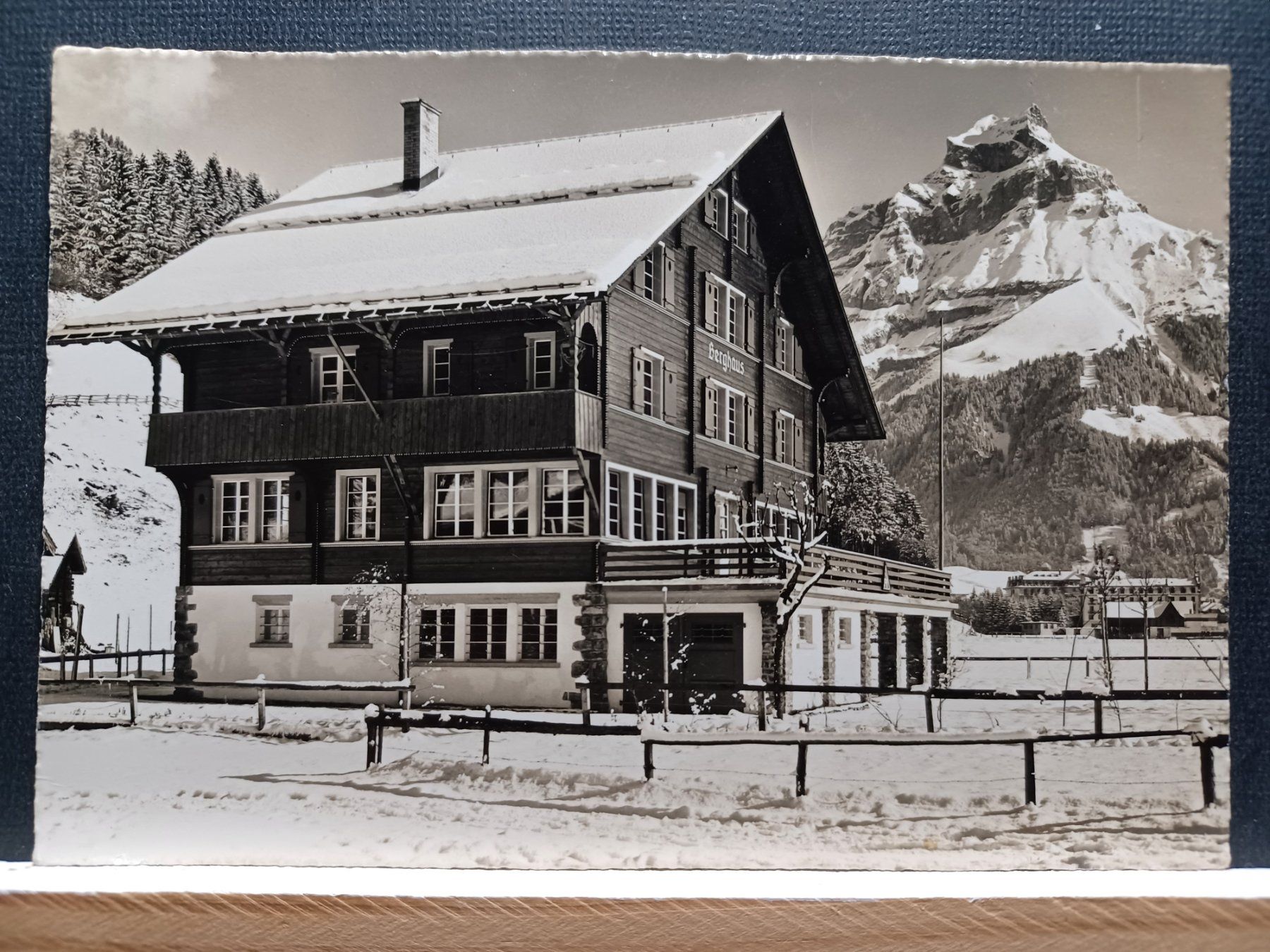 Cartoline postali: Berghaus S.J.H Engelberg, 2.II.59 – Usato da Aarau Rohr venduto da mgvw