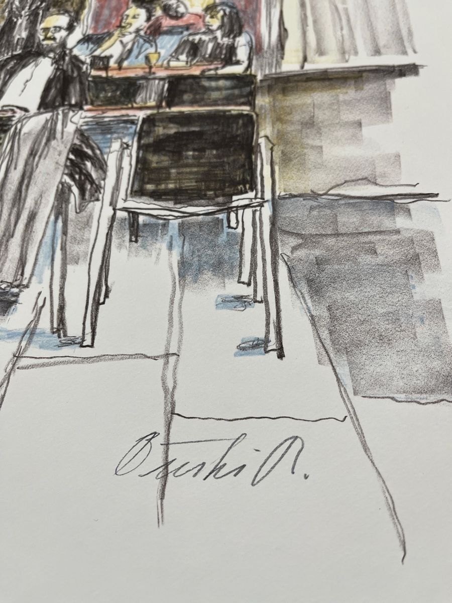 Grafica & Litografie: RENÉ BÜRKI LITHOGRAPHIE SIGNIERT NUMMERIERT – Usato da Gersau venduto da kunst-online 3