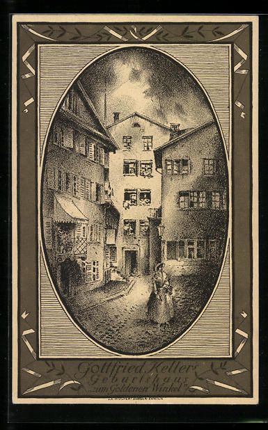 Cartoline postali: Schweizer Bundesfeier 1919, Gottfried Ke – Usato da Berlin venduto da bartko-reher