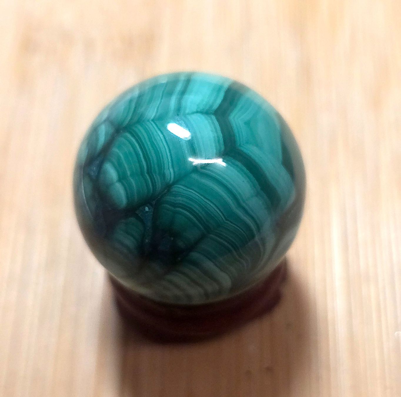 Minerali & Pietre curative: Top Malachit Kugel A 28mm 42g – Nuovo e nell'imballaggio originale da Matzingen venduto da Shay_Crystalz 1