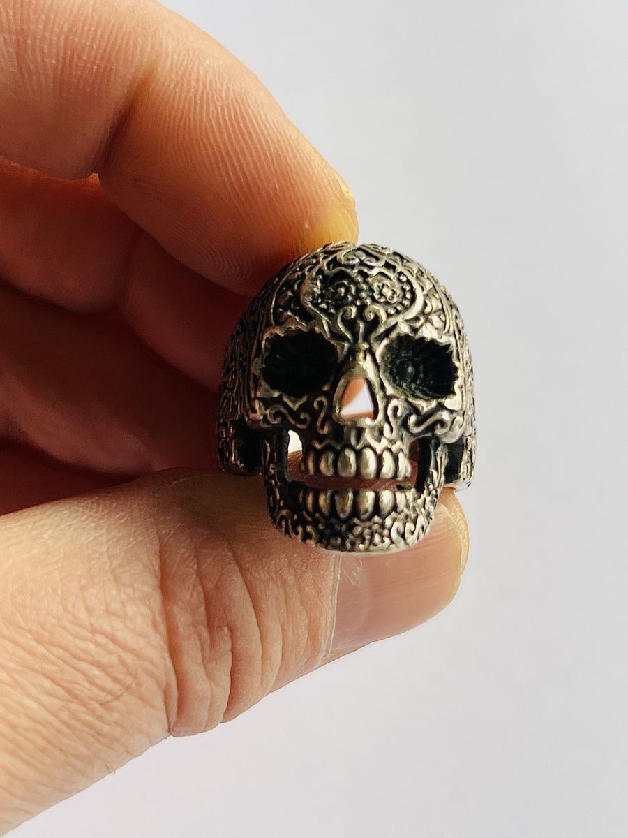 Anelli: Silberring 925er Totenkopf Ringgrösse 58 – Usato da Emmenbrücke venduto da mel_7lqf 5
