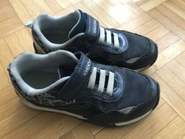Turnschuhe Sneaker von GEOX Grösse 31 dunkelblau/silber