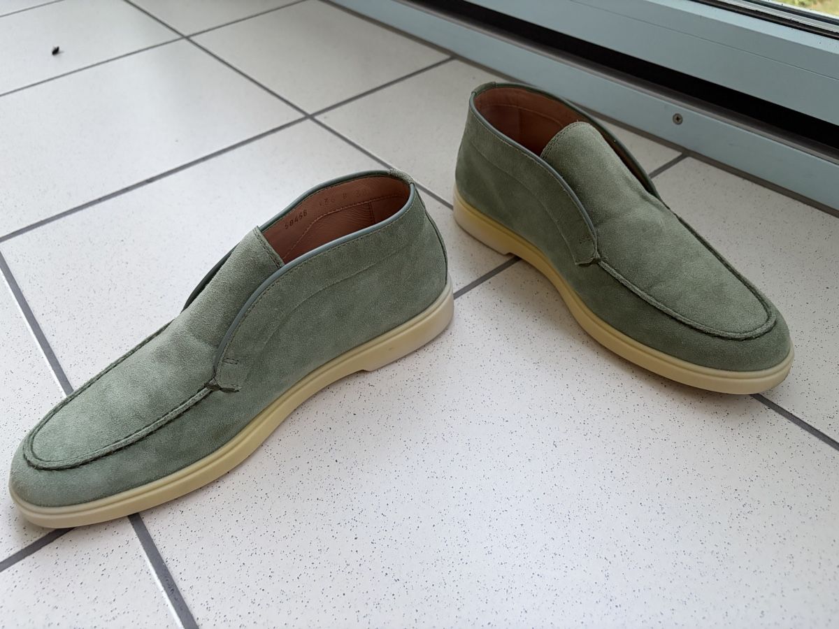 Santoni Damenschuhe: Santoni Open Walk sage green 39 – Gebraucht aus Zürich von nat_k 1