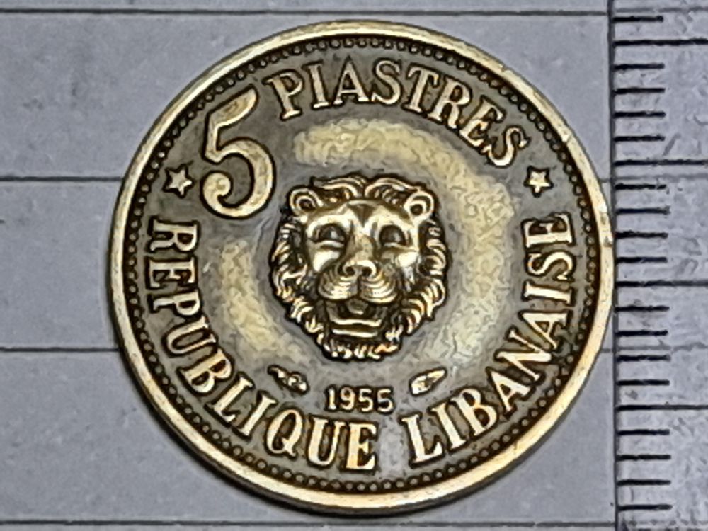 5 Piaster 1955 Libanesische Republik (Gebraucht) in Basel für CHF 2 ...