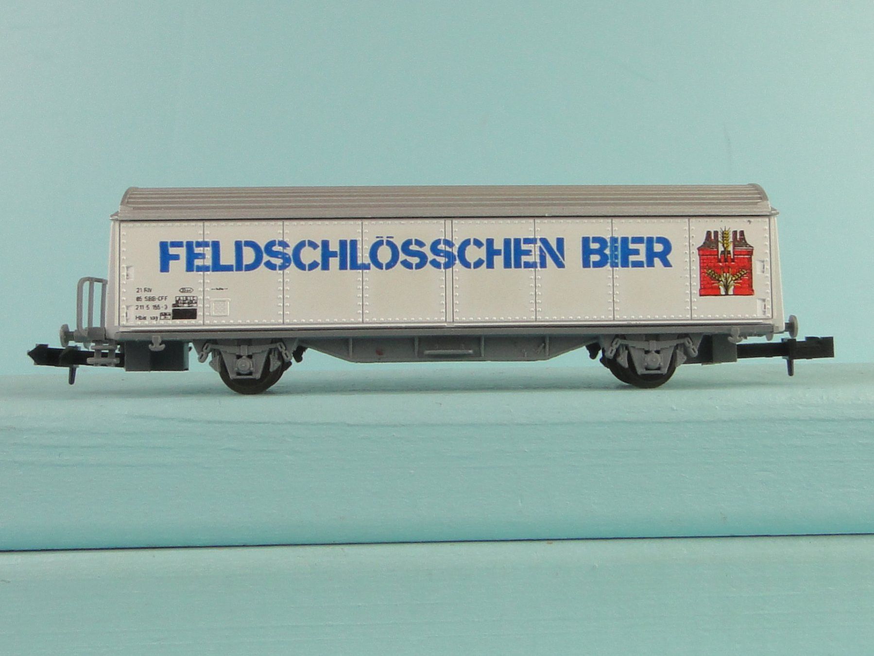 Fleischmann Modellini di ferrovie: Roco Spur N, Feldschlösschen Hbis – Usato da Bülach venduto da Albitrain 1