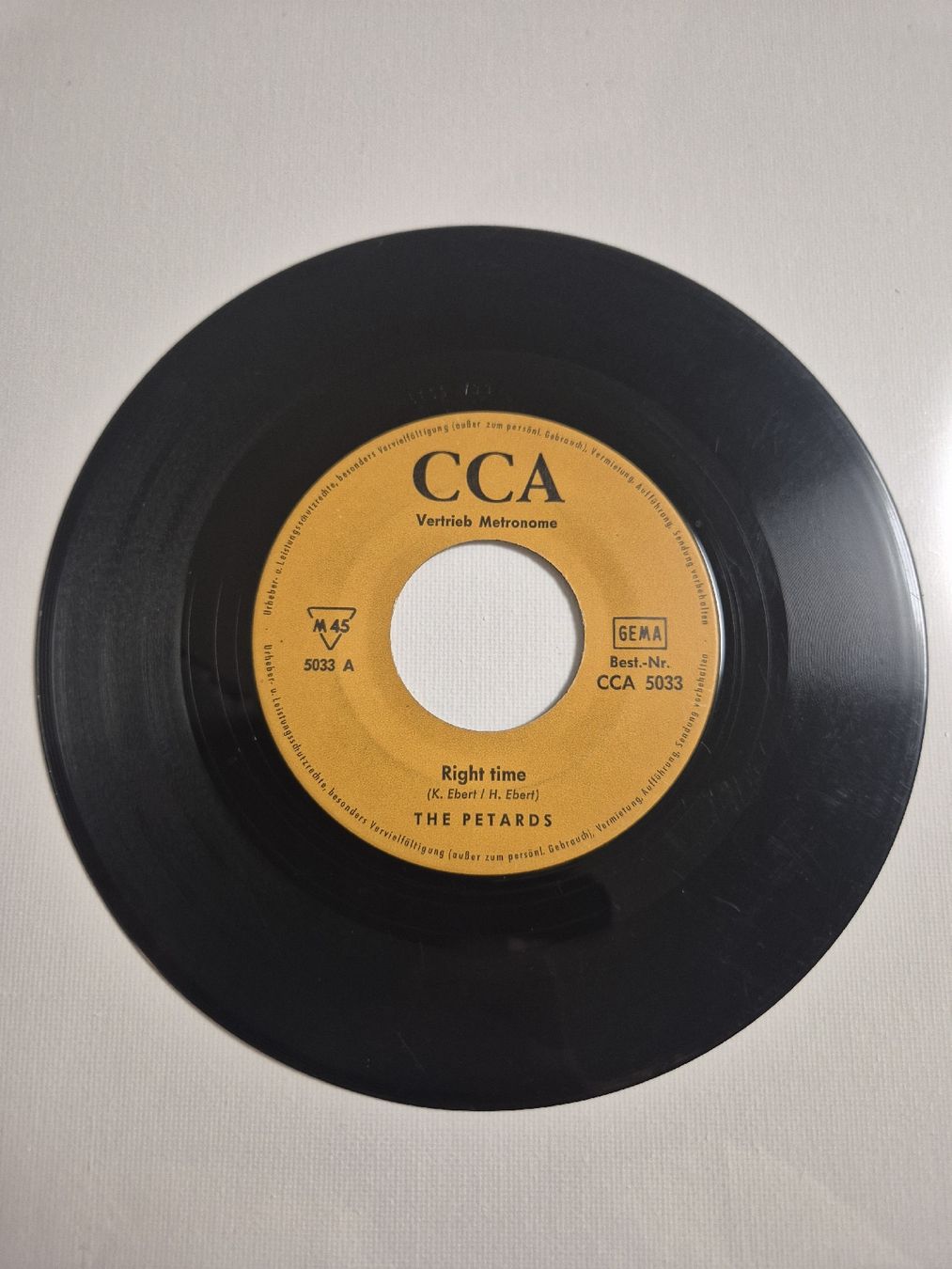 Schallplatten: The Petards -  Right time / She didn't - Single 7  – Gebraucht aus Uster von newwave0 2