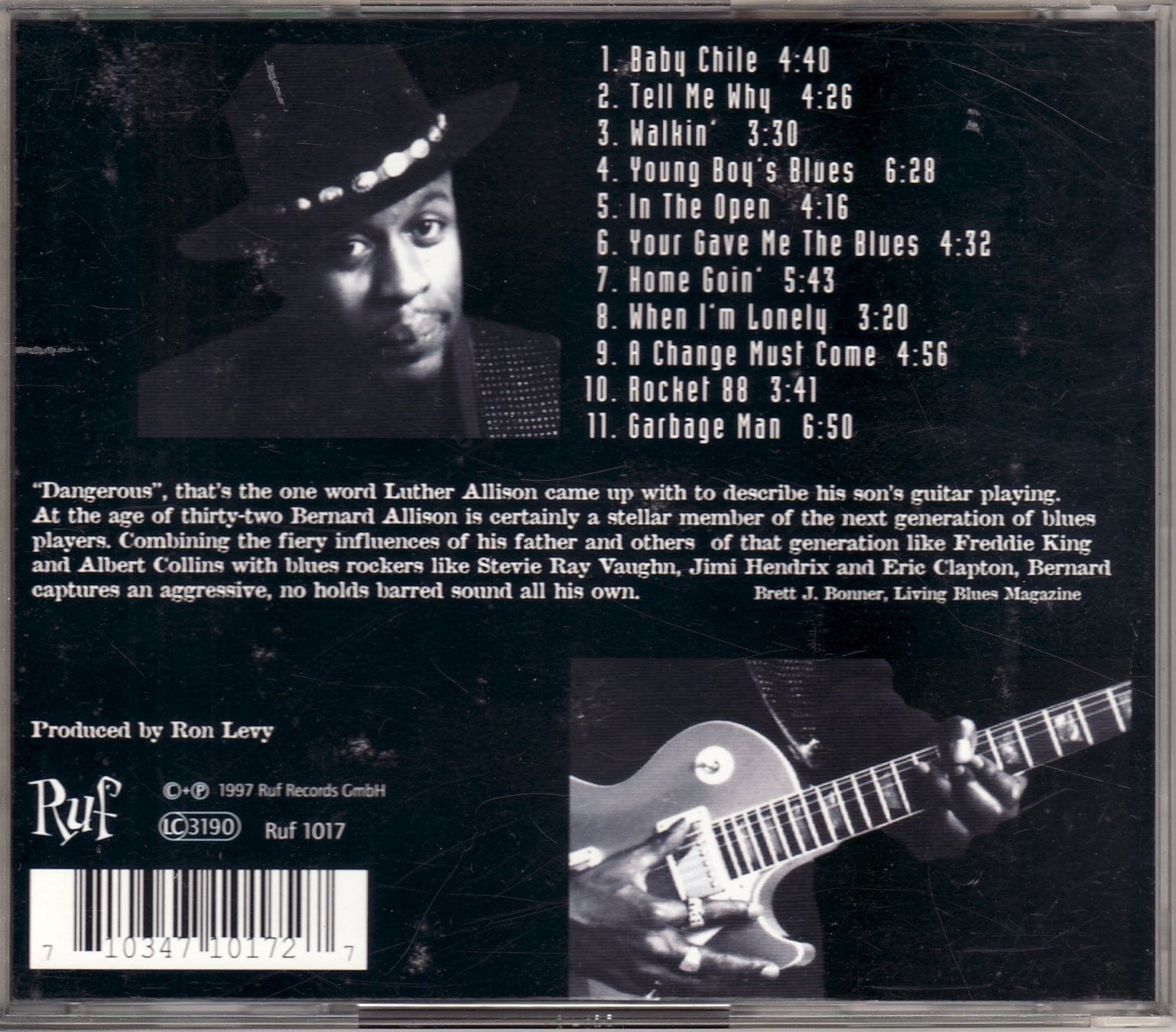 CD: Bernard Allison – Born With The Blues – Nuovo (secondo la descrizione) da Boussens venduto da catfood01 1