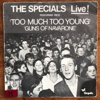 The Specials feat. Rico – Too Much Too Young 7"Single, Ska