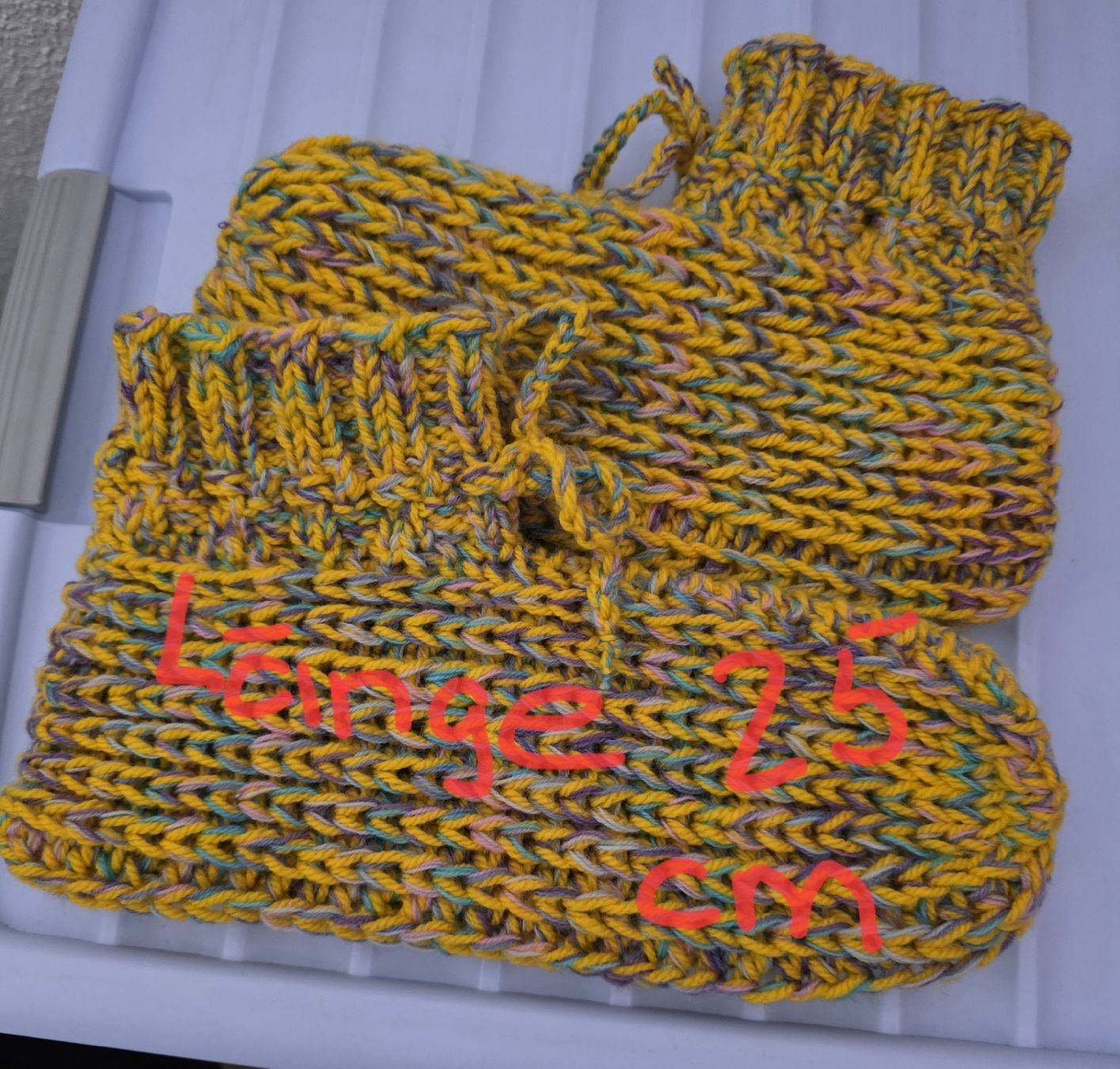 Calze: Bettsocken gestrickt – Nuovo (secondo la descrizione) da Mels venduto da Acchico