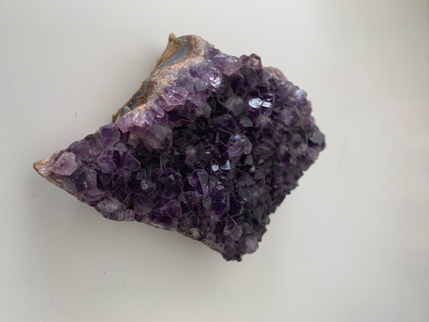Minerali & Pietre curative: Amethyst-Druse / Cluster dunkelviolett – Usato da Ostermundigen venduto da pas_x9nv 4