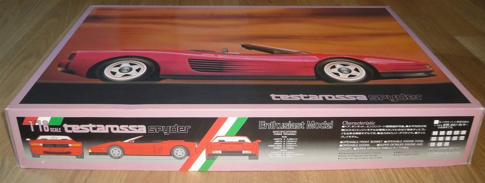 Fujimi ferrari testarossa 1.16eme maquette - Modélisme
