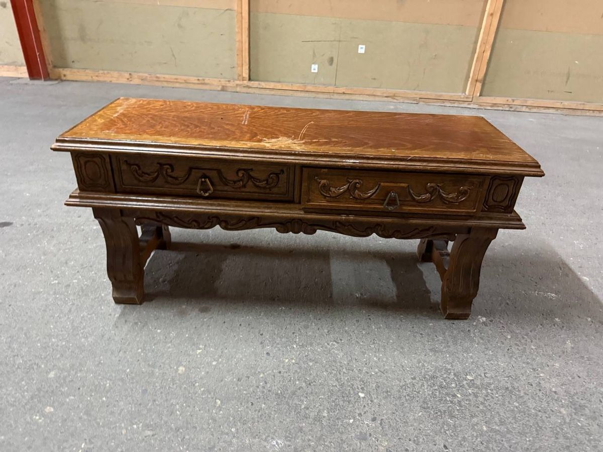 Tavoli: Wooden coffee table with drawers used condition – Usato da Le Sentier venduto da dar_hb62 2