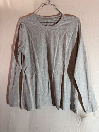 Hellgraues Langarmshirt Basic von C&A Gr. XL