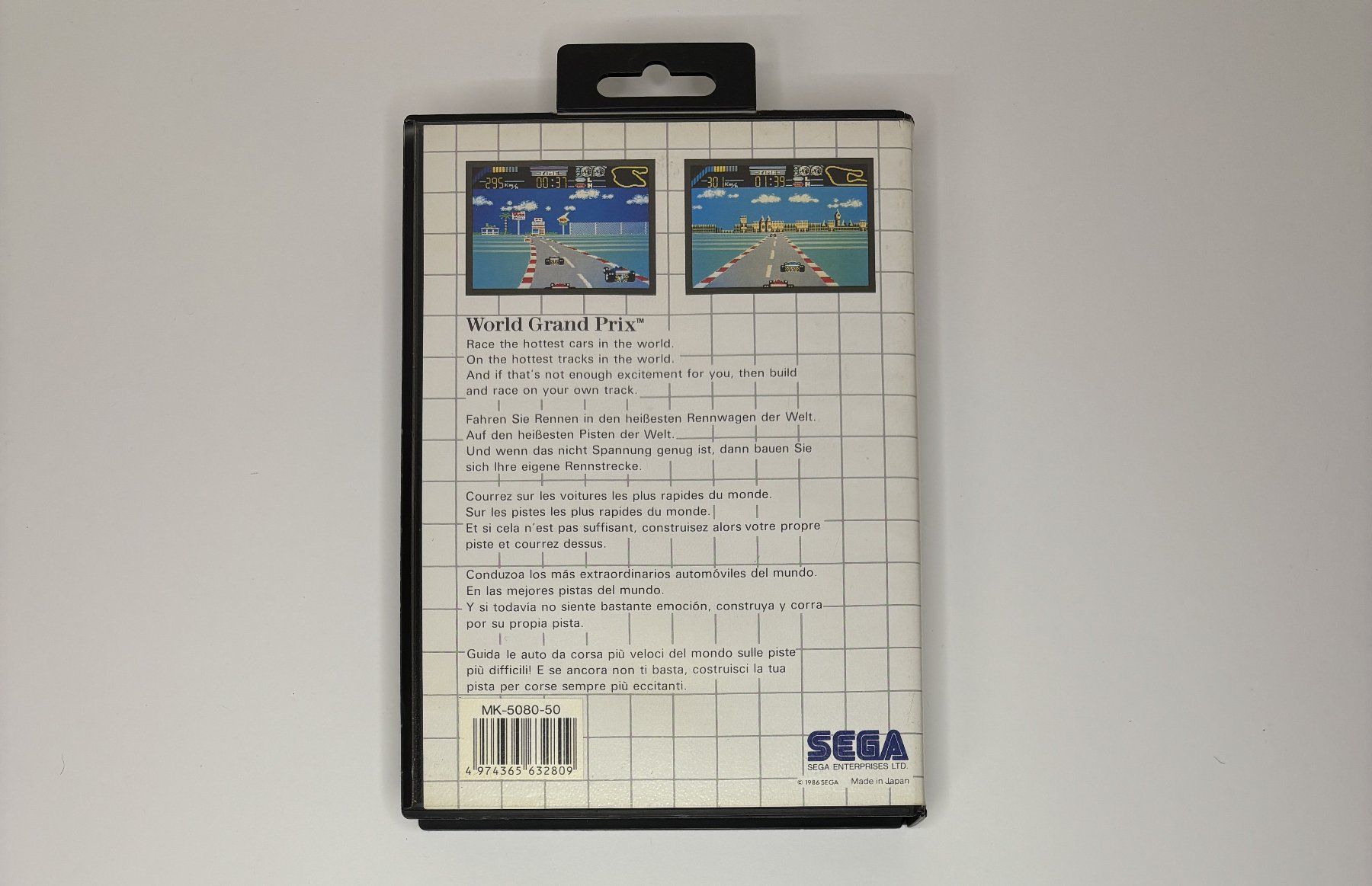 Sega Giochi: SMS - World Grand Prix – Usato da Allschwil venduto da Bullach 2