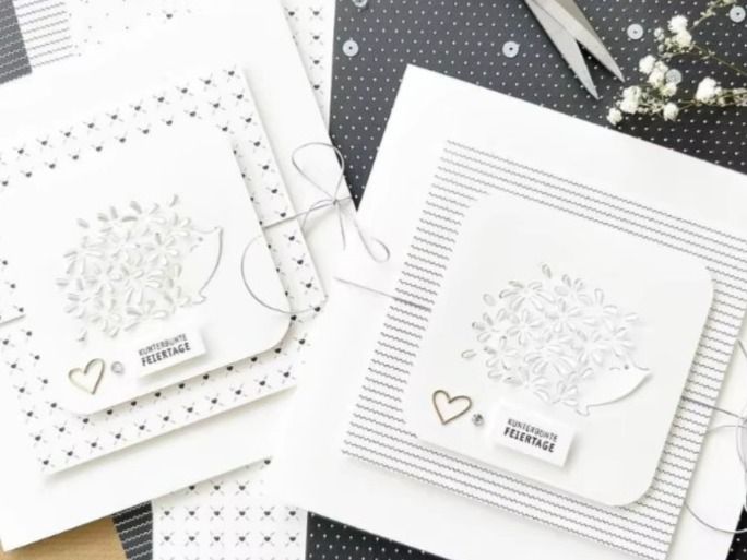 Sciablone: Stanzschablone Nr.901, Igel mit Blumen (Sizzix geeignet) – Nuovo e nell'imballaggio originale da Gretzenbach venduto da Fliegepilz56 2